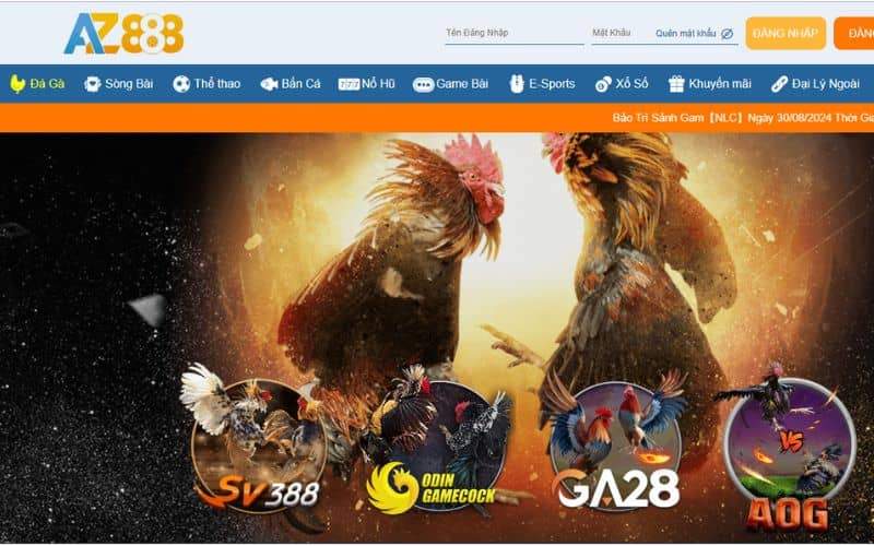 Tìm hiểu về sảnh chơi đá gà trực tuyến AZ888