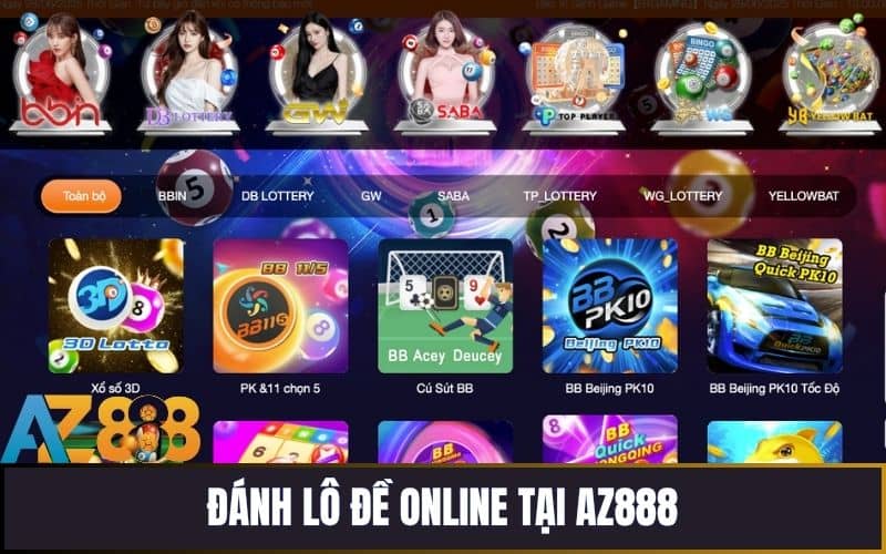 Soi cầu lô đề online chơi xổ số trực tuyến uy tín tại nhà cái AZ888